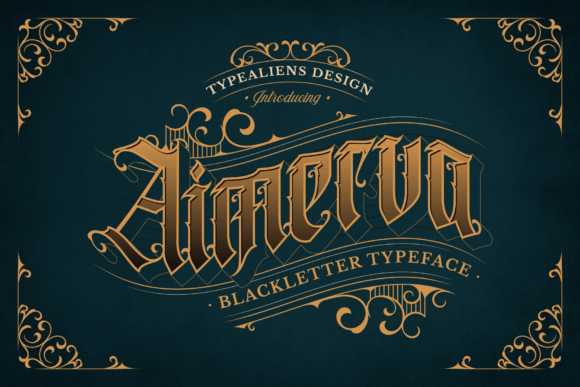 Aimerva: A Modern Twist on Vintage Blackletter