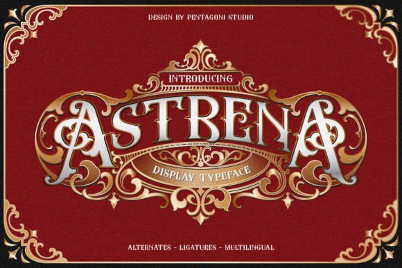 Astrena: Bold Victorian Blackletter for Modern Designers