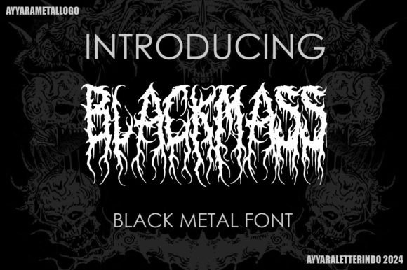 Black Mass: The Ultimate Black Metal Font for Bold Branding