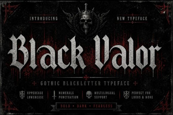 Black Valor: Commanding Attention with Classic Gothic Strength