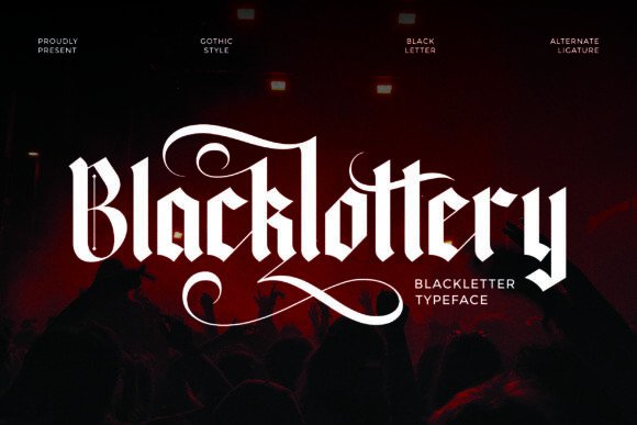 Blacklottery: Crafting a Bold Gothic Brand Identity