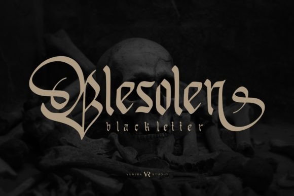 Blesolen: A Modern Blackletter Font for Bold Branding