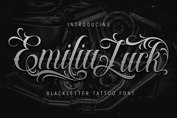Emilia Luck: A Bold Blackletter for Modern Branding
