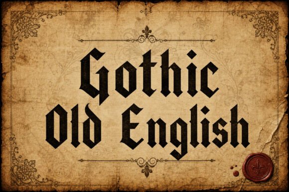 Gothic Old English: Commanding Attention with Timeless Typography