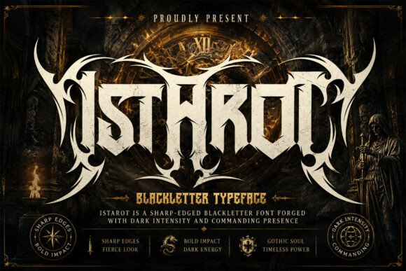 Istarot: A Typeface Forged in Darkness and Precision