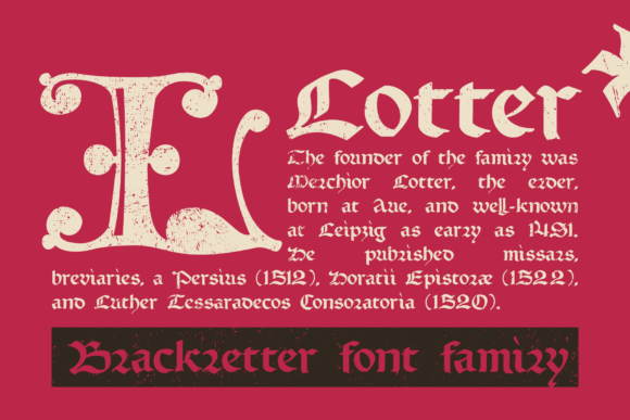 Lotter: A Blackletter Font with Reformation Roots