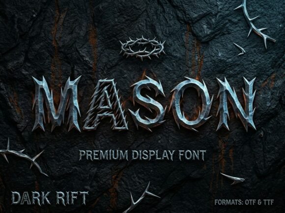Mason: The Blackletter Typeface That Commands Attention