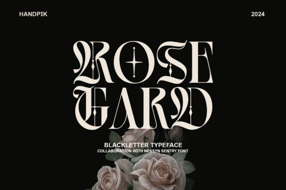Rose Gard: Bold Blackletter for Modern Branding