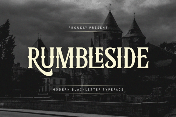 Rumbleside: A Bold Blackletter for Modern Design Impact