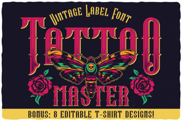 Tattoo Master: A Bold Blackletter for Modern Design