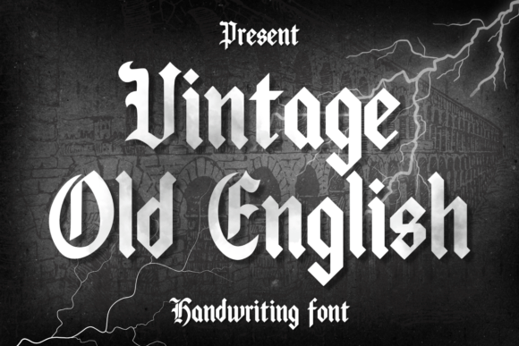 Vintage Old English: A Designer's Guide to Blackletter Fonts