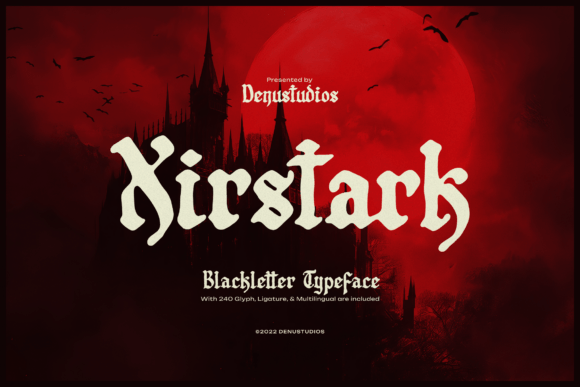 Xirstark: The Bold Blackletter Font for Modern Branding